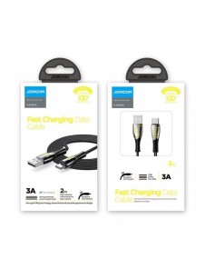 Joyroom Mermaid series USB-kabel - USB Type C 3A 2m svart (S-2030K6)