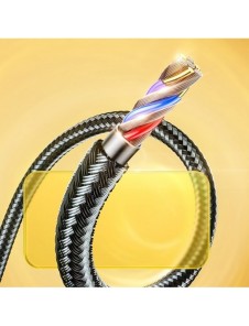 Joyroom Mermaid series USB-kabel - USB Type C 3A 2m svart (S-2030K6)