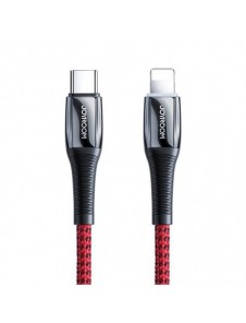 Joyroom USB Typ C - Lightning-kabel Strömförsörjning 20W 2,4A 1,2m röd (S-1224K2 Röd)