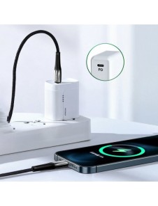 Joyroom USB Typ C - Lightning-kabel Strömförsörjning 20W 2,4A 1,2m röd (S-1224K2 Röd)