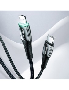 Joyroom USB Typ C - Lightning-kabel Strömförsörjning 20W 2,4A 1,2m röd (S-1224K2 Röd)