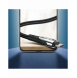 Joyroom Sharp Series Snabbladdningskabel USB-A - USB-C 2,4A 3m Svart (S-M411)