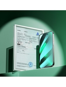 Joyroom Knight Green Glass för iPhone 14 Pro Max med helskärmsfilter mot blått ljus (JR-G04)