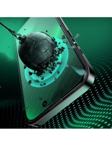 Joyroom Knight Green Glass för iPhone 14 Pro Max med helskärmsfilter mot blått ljus (JR-G04)