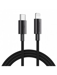 Joyroom Slitstark USB Typ C-kabel - Blixtsnabb laddning/dataöverföring 20W 2m Svart (S-2024M13)