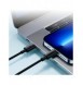 Joyroom Slitstark USB Typ C-kabel - Blixtsnabb laddning/dataöverföring 20W 2m Svart (S-2024M13)