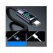 USB C - USB A-kabel 66W 1,2m med LED-display Joyroom S-AC066A16 - svart