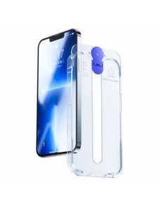Joyroom Knight glas för iPhone 14 Plus med monteringssats transparent (JR-H11)