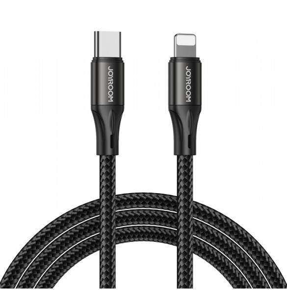 Joyroom Snabbladdning / Datakabel USB Typ C - Lightning PD 20W 2m Svart (S-2024N1-PD)