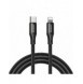 Joyroom Snabbladdning / Datakabel USB Typ C - Lightning PD 20W 2m Svart (S-2024N1-PD)