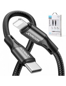 Joyroom Snabbladdning / Datakabel USB Typ C - Lightning PD 20W 2m Svart (S-2024N1-PD)