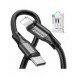 Joyroom Snabbladdning / Datakabel USB Typ C - Lightning PD 20W 2m Svart (S-2024N1-PD)