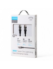 Joyroom Snabbladdning / Datakabel USB Typ C - Lightning PD 20W 2m Svart (S-2024N1-PD)