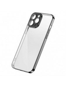 Joyroom Chery Mirror Case Skal för iPhone 13 Pro med metallram svart (JR-BP908 svart)