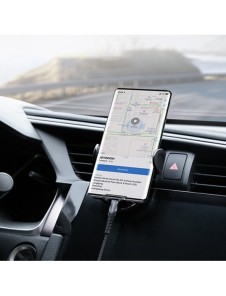 Joyroom AUX stereoljudkabel 3,5 mm minijack - USB Type C för surfplatta 1 m svart (SY-A03)
