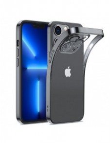 Joyroom 14Q Fodral fodral för iPhone 14 Plus fodral med metallram svart (JR-14Q3-svart)