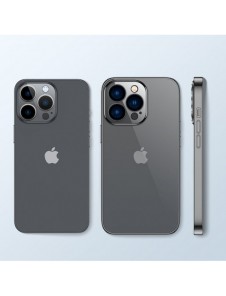 Joyroom 14Q Fodral fodral för iPhone 14 Plus fodral med metallram svart (JR-14Q3-svart)