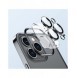 Joyroom 14Q Fodral fodral för iPhone 14 Plus fodral med metallram svart (JR-14Q3-svart)