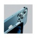 Joyroom Chery Mirror Case Skal till iPhone 13 Metallisk ram Blå (JR-BP907 kungblå)