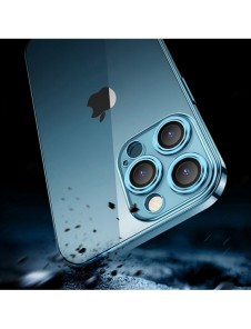 Joyroom Chery Mirror Case Skal till iPhone 13 Metallisk ram Blå (JR-BP907 kungblå)