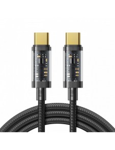 Joyroom-kabel USB Type-C - USB Type-C 100W 1,2m svart (S-CC100A12)