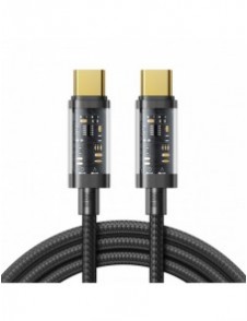 Joyroom-kabel USB Type-C - USB Type-C 100W 1,2m svart (S-CC100A12)