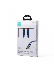 Joyroom-kabel USB Type-C - USB Type-C 100W 1,2 m blå (S-CC100A12)