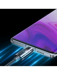 Joyroom-kabel USB Type-C - USB Type-C 100W 1,2 m blå (S-CC100A12)