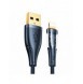 Joyroom snabbladdningskabel med smart switch USB-A - Lightning 2,4A 1,2m svart (S-UL012A3)