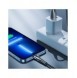 Joyroom snabbladdningskabel med smart switch USB-A - Lightning 2,4A 1,2m svart (S-UL012A3)