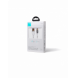 Joyroom snabbladdningskabel med smart switch USB-A - Lightning 2,4A 1,2m vit (S-UL012A3)