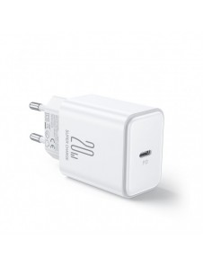 Joyroom JR-TCF06 USB C 20W PD laddare - Vit