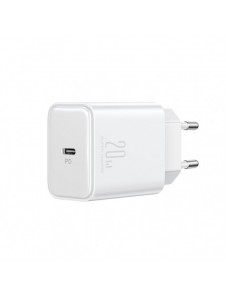 Joyroom JR-TCF06 USB C 20W PD laddare - Vit
