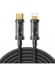 Joyroom-kabel USB Typ C - Lightning PD 20W 2m svart (S-CL020A20-svart)