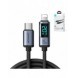 Lightning - USB C-kabel 20W 1,2m med LED-skärm Joyroom S-CL020A16 - svart