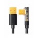 Joyroom USB C-kabel vinklad - USB för snabb laddning och dataöverföring 3A 1,2 m svart (S-UC027A6)
