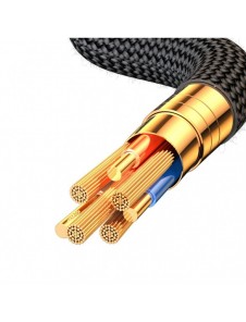 USB C - USB C-kabel 100W 1,2m med LED-display Joyroom S-CC100A16 - svart