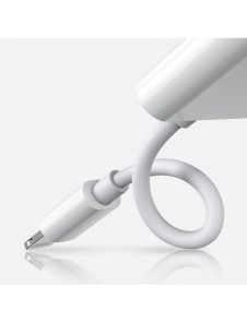 Joyroom-adapter Lightning / 3,5 mm miniuttag vit (S-Y104)