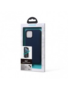 Joyroom 360 Full Case fram och bak skal för iPhone 13 + skärmskydd i härdat glas blå (JR-BP927 blå)
