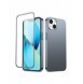 Joyroom 360 Full Case fram och bak skal för iPhone 13 + skärmskydd i härdat glas grå (JR-BP927 tranish)