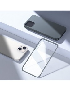 Joyroom 360 Full Case fram och bak skal för iPhone 13 + skärmskydd i härdat glas grå (JR-BP927 tranish)