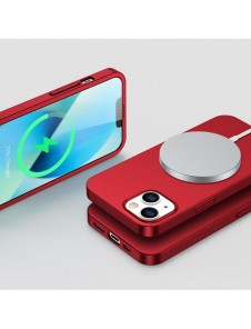 Joyroom 360 Full Case fram och bak skal för iPhone 13 + skärmskydd i härdat glas rött (JR-BP927 röd)