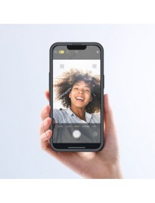 Joyroom 360 Full Case fram och bak skal till iPhone 13 Pro + skärmskydd i härdat glas svart (JR-BP935 svart)