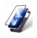 Joyroom 360 Full Case fram och bak skal till iPhone 13 Pro + skärmskydd i härdat glas svart (JR-BP935 svart)