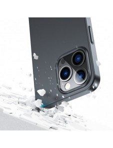 Joyroom 360 Full Case fram och bak skal till iPhone 13 Pro + skärmskydd i härdat glas svart (JR-BP935 svart)