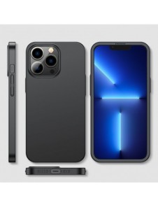 Joyroom 360 Full Case fram och bak skal till iPhone 13 Pro + skärmskydd i härdat glas svart (JR-BP935 svart)