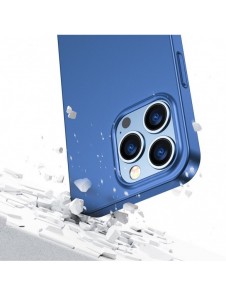 Joyroom 360 Helfodral fram och bak skal till iPhone 13 Pro + skärmskydd i härdat glas blå (JR-BP935 blå)