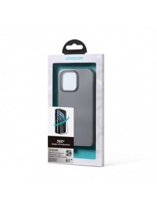 Joyroom 360 Full Case fram och bak skal till iPhone 13 Pro + skärmskydd i härdat glas grå (JR-BP935 tranish)