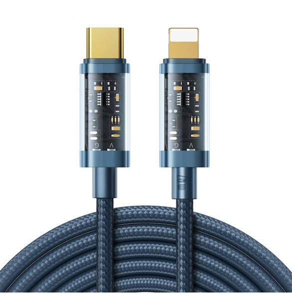 Joyroom-kabel USB Typ C - Lightning PD 20W 2m blå (S-CL020A20-blå)