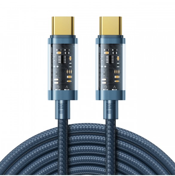Joyroom-kabel USB Type-C - USB Type-C 100W 2m blå (S-CC100A20)